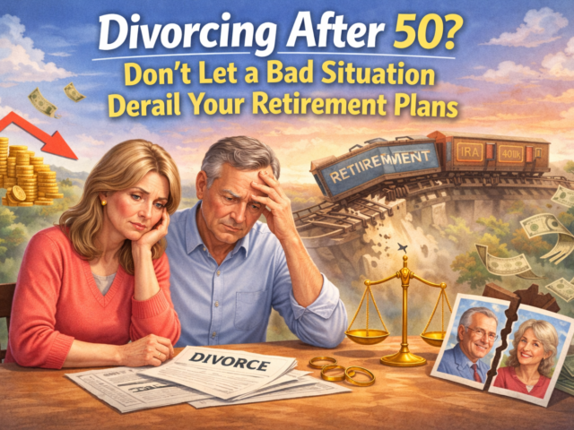 Divorcing After 50? Don’t Let a Bad Situation Derail Your Retirement Plans