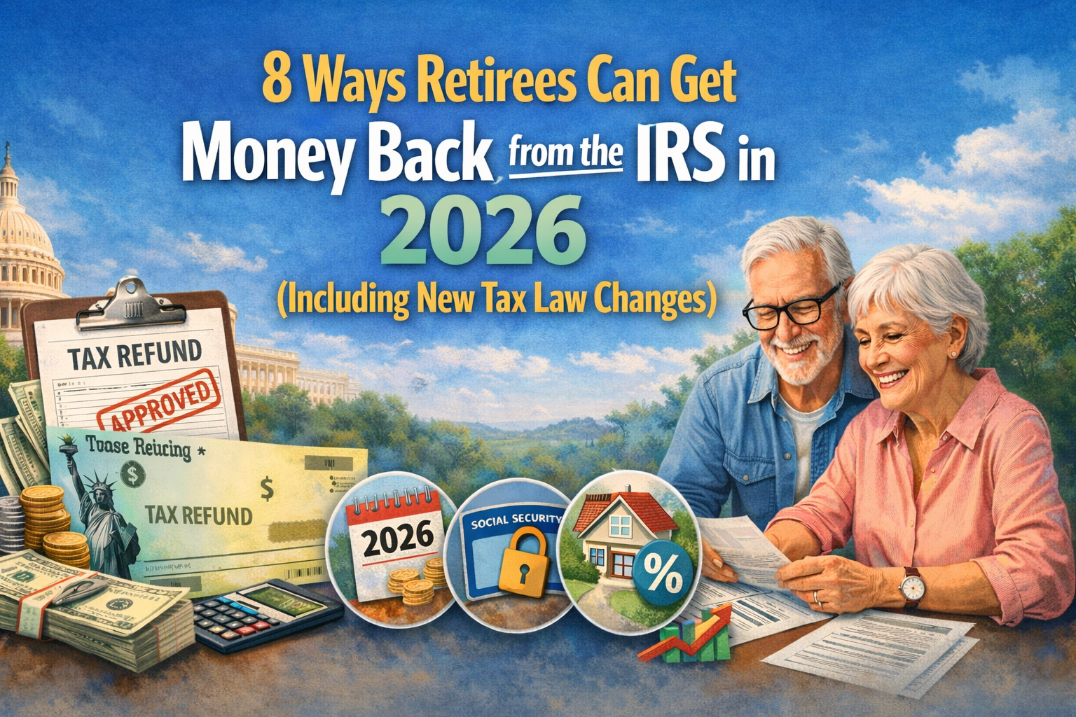 8 Ways Retirees Can Get Money Back from the IRS in 2025