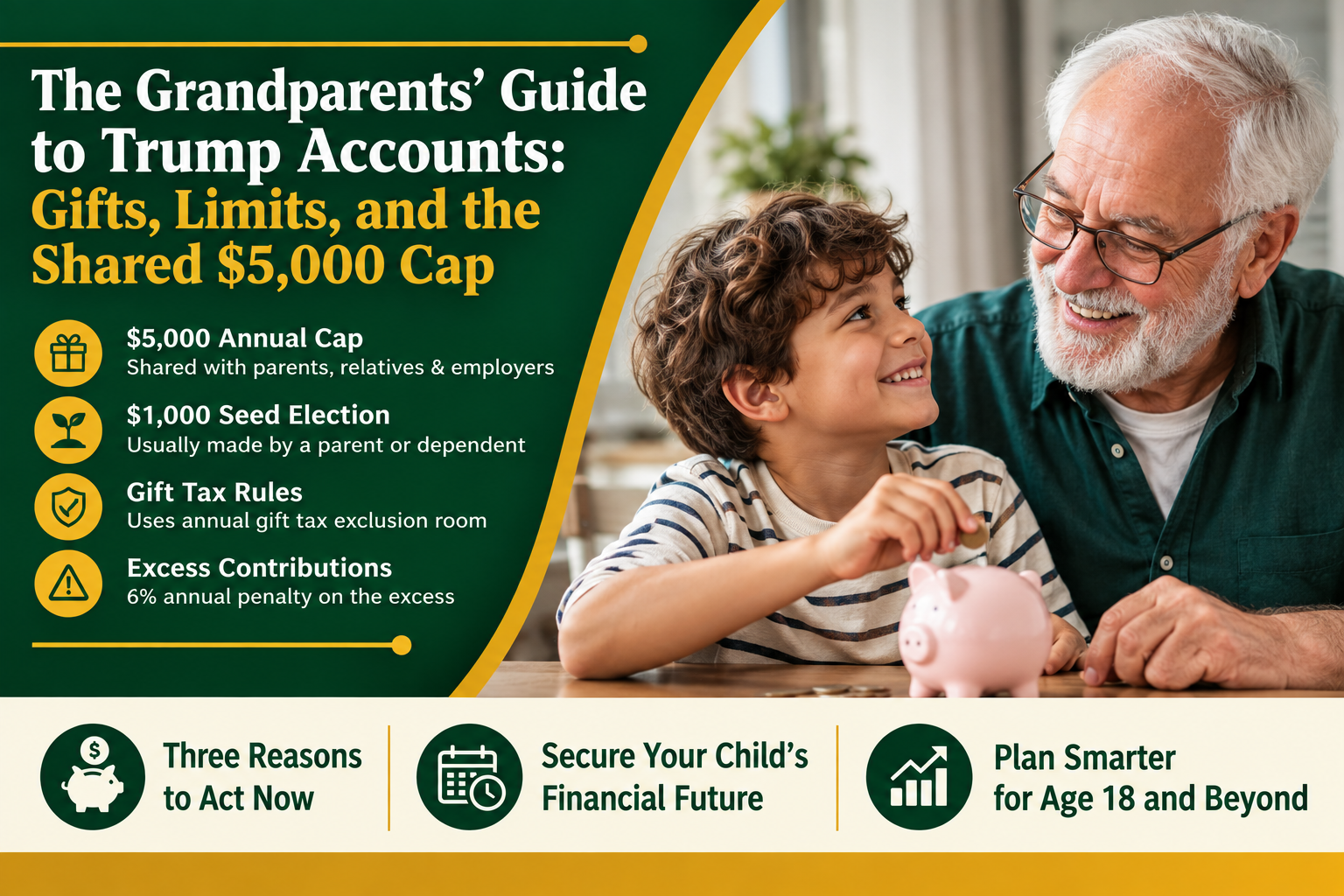 The Grandparents’ Guide to Trump Accounts: Gifts, Limits, and the Shared $5,000 Cap