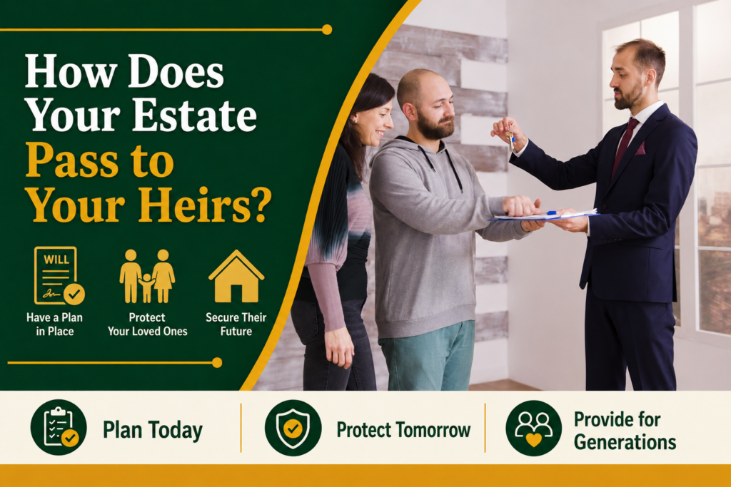 How does your estate pass to your heirs through estate planning
